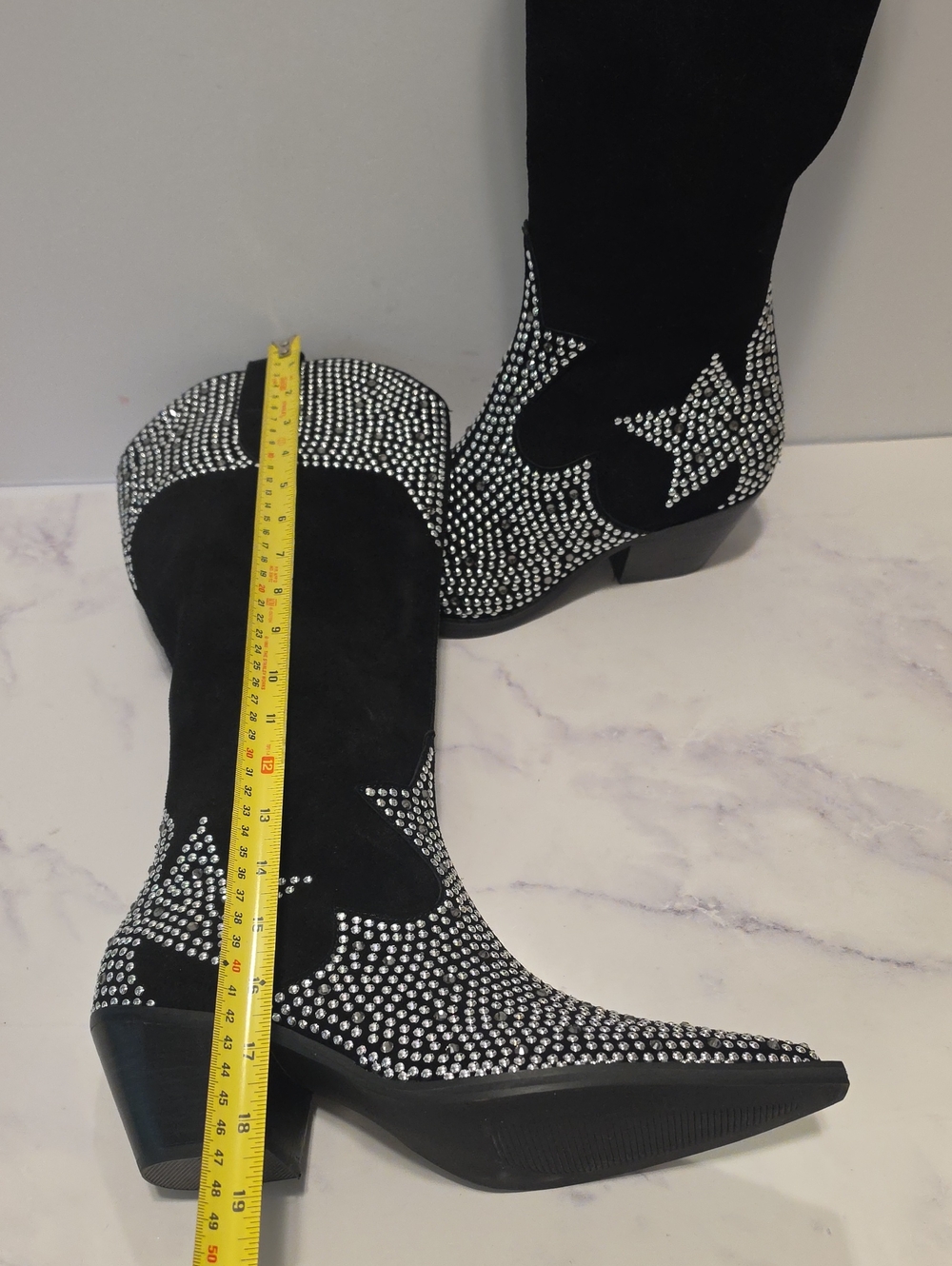 Matisse Dumplin  Black and Silver Women's Cowboy Boots Brand New - Picture 5 of 12